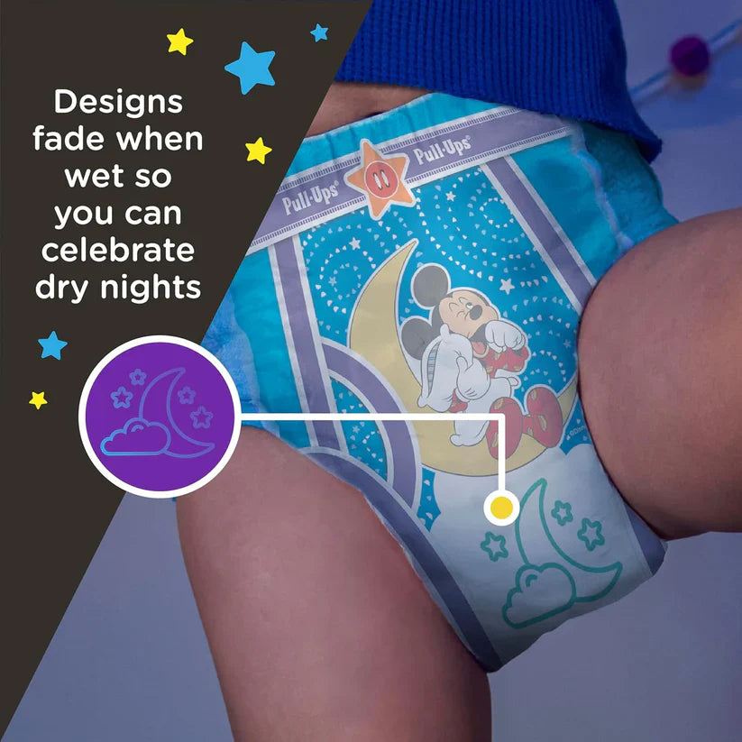 Boys' Night-Time Potty Training Pants, Size 2T-3T Overnight Training Underwear (16-34 Lbs), 68 Ct