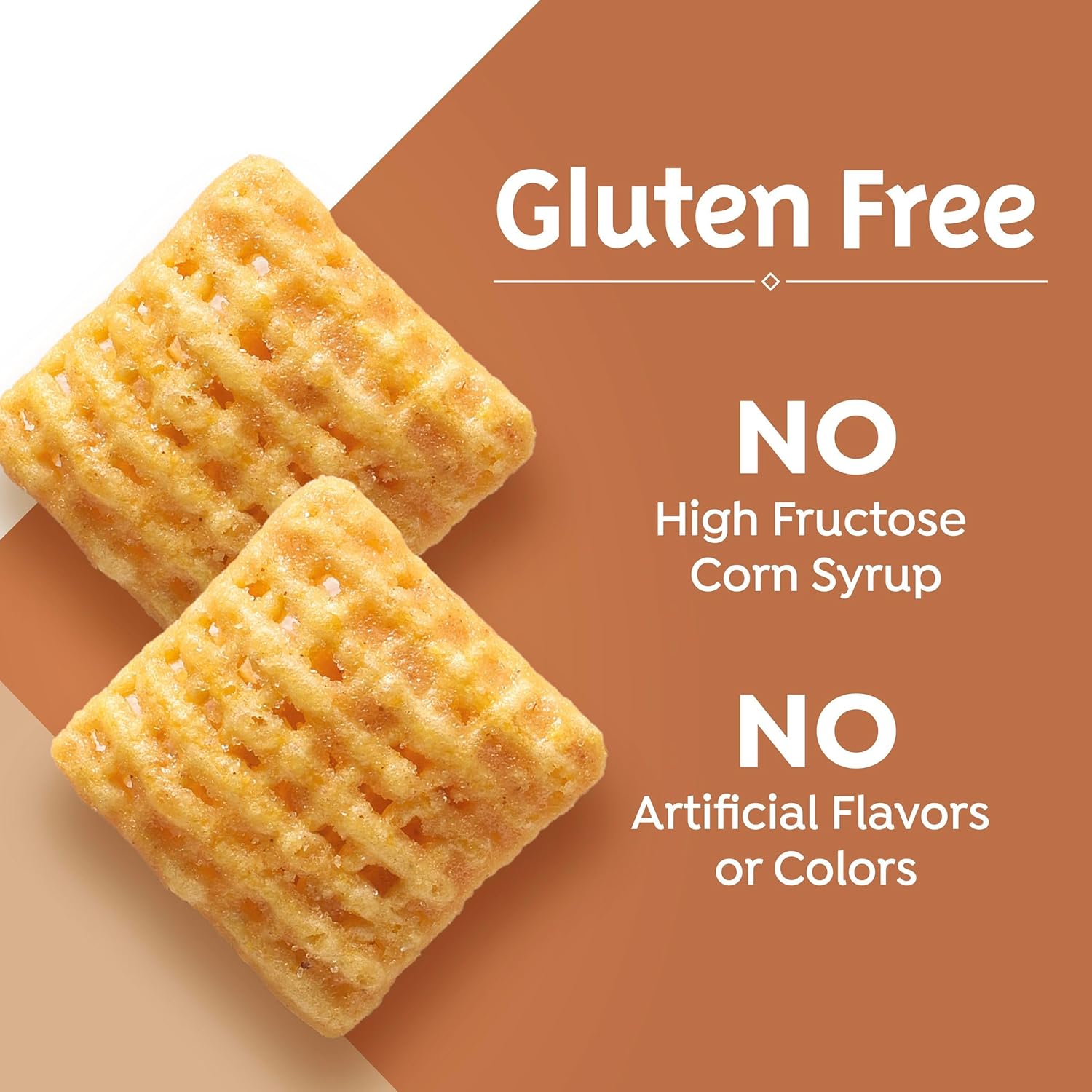 Peanut Butter  Cereal, Gluten Free Breakfast Cereal, Made with Whole Grain, 12.2 Oz