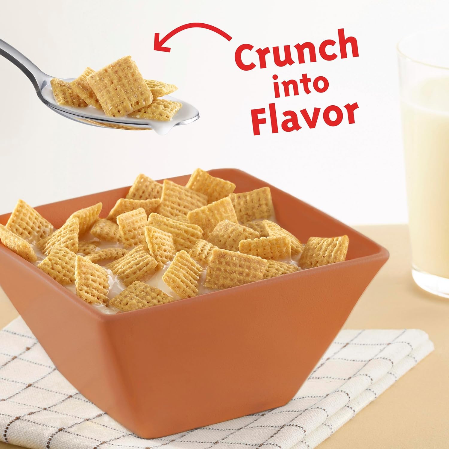 Peanut Butter  Cereal, Gluten Free Breakfast Cereal, Made with Whole Grain, 12.2 Oz